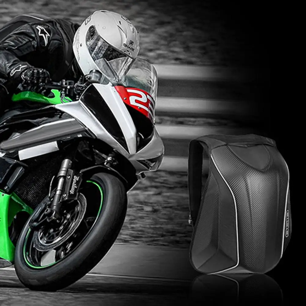 Motorcycle Hard Case Bag Waterproof Motorcycle Bag Cycling Backpack