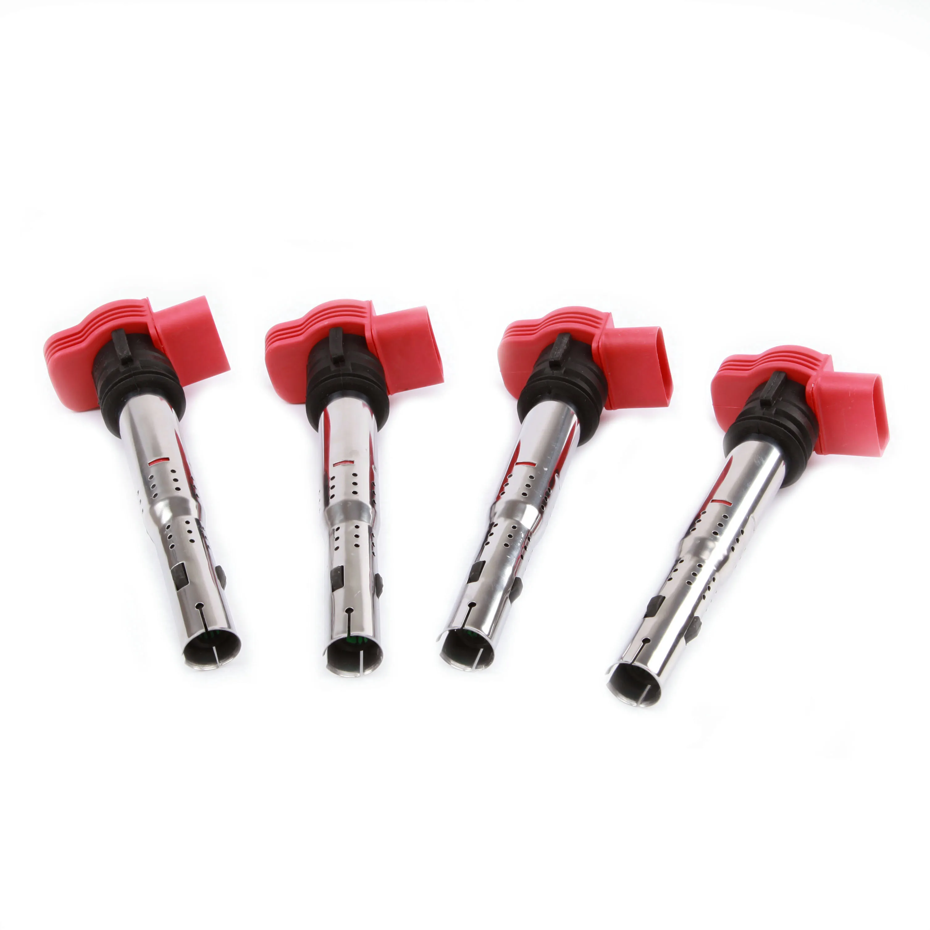 Новые 4 шт. 06E905115B UF 529 красные катушки зажигания для Audi A4 A5 A6 Quattro Q5 Q7 R8 S4 S6 VW Touareg C1631