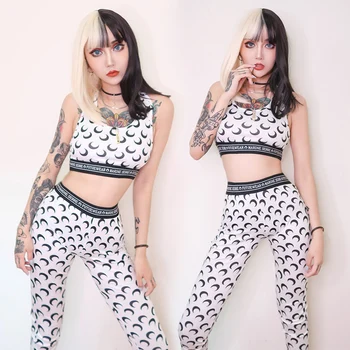 

New Sexy Dj Ds Nightclub Costume For Women Jazz Dance Performance Costume Bar Female Singer Stage Outfits 2 Pieces Set DWY2028