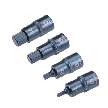 

uxcell 1/2-Inch Drive Hex Bit Socket S2 Steel Bluing 55mm Length to DIY Hand-making Automotive most General Repairs 2Pcs