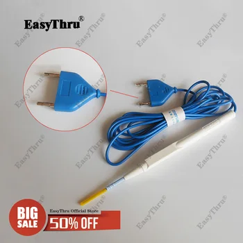 

Disposable high-frequency surgical electrode Two-pin singlepole surgical electric knife pen LEEP knife handle Electrocoagulation