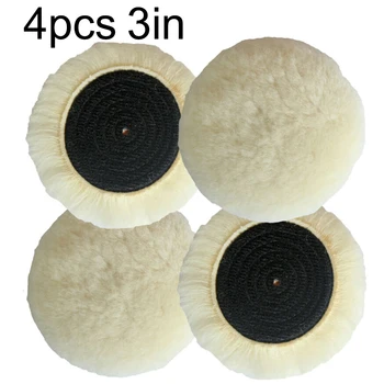 

Replacement Polishing Pads Accessories Detailing Car 4Pcs White Buffing