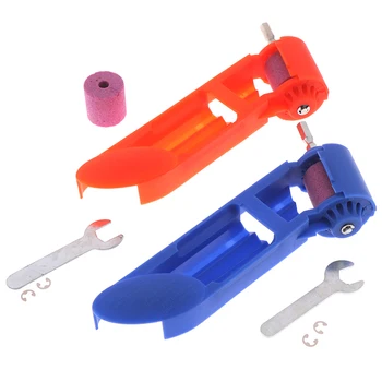 

New Portable Drill Bit Sharpener Corundum Grinding Wheel Grinder Polishing Sharpener Stone Kit