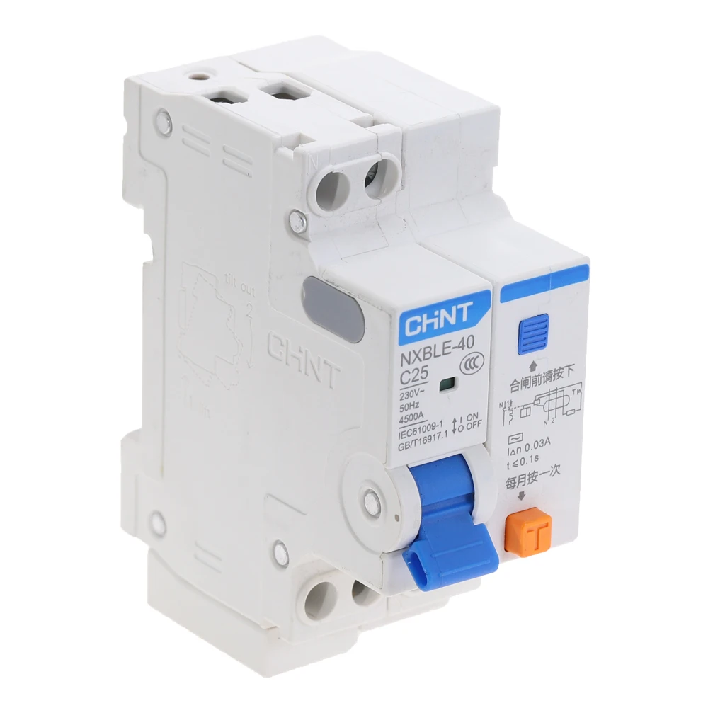 CHNT DZ267LE 32 1P + N DPNL 10A 16A 20A 25A 32A автоматический выключатель остаточного тока|residual