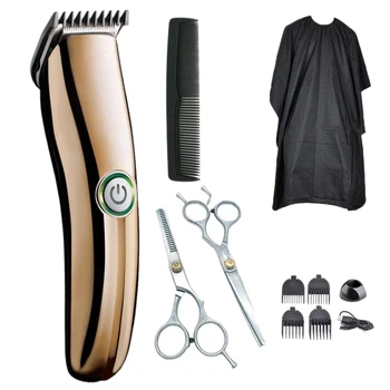 

Mens Hair Clipper Trimmer Set Beard Hair Cutting & Combing Rechargeable Wireless Hair Trimmer Set