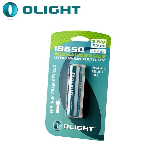 Olight ORB-186P36 3,6 V 3600mAh 18650 перезаряжаемая литий-ионная батарея