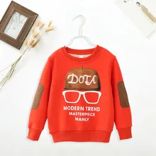 Толстовка с капюшоном для мальчиков; универсальная рубашка с начесом для больших мальчиков; теплое пальто; футболка с длинными рукавами; Повседневная футболка