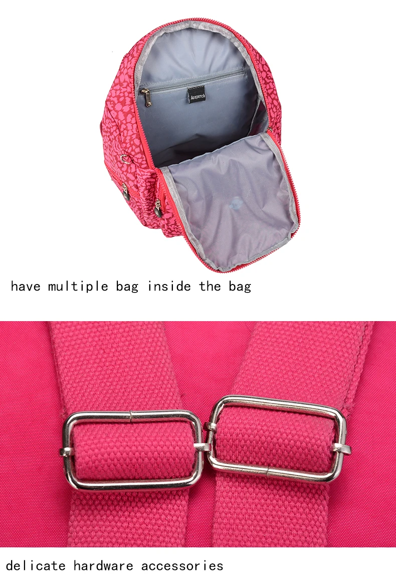 ACEPERCH Повседневный школьный рюкзак для девочек для подростков Mochila Feminina женский нейлоновый рюкзак для ноутбука женский