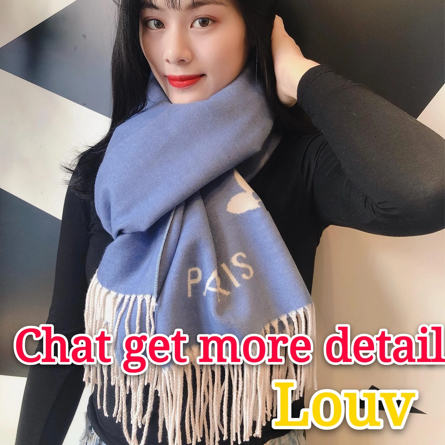 

2020 brand new design woman cashmere scarf wool shawl fashion warm gift winter fall