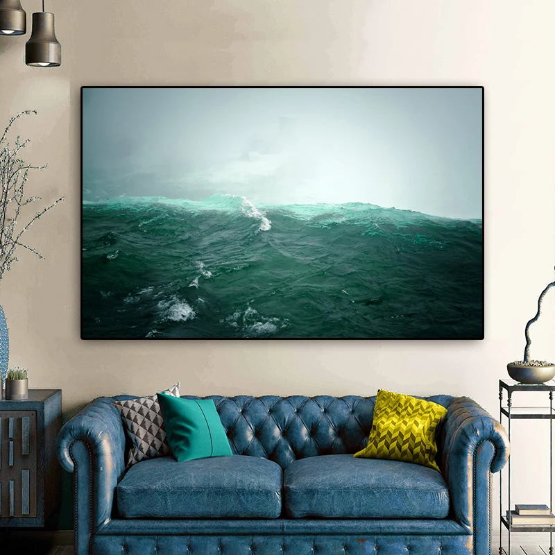 RELIABLI плакат настенный художественный холст картина Ниагарский водопад волна