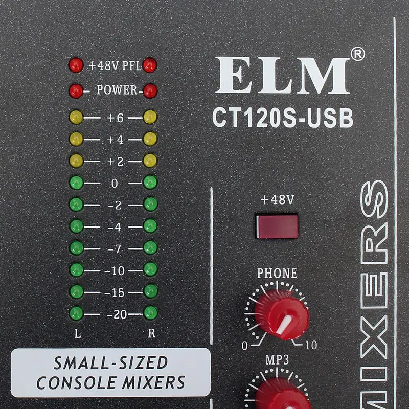 Professional 12 Channel bluetooth Audio Mixer