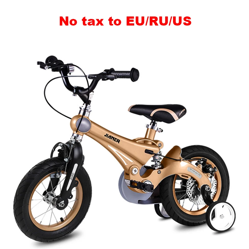 Bicicleta de aleación de magnesio para niños y niñas, bici ligera con rueda  auxiliar, de 12/14/16/18 pulgadas, 2-4-6-7 años - AliExpress