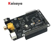 AK4118 коаксиальный HIFI звуковая карта DAC ies DSD цифровой вещания 32 бит PCM384 для raspberry pi 3B B+ 3B+ G5-001