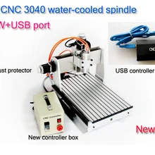 Шпиндер с водяным охлаждением USB порт CNC3040 CNC маршрутизатор, 800 Вт Мотор CNC 3040 3040B CNC машина, Гравировальный сверлильный фрезерный станок