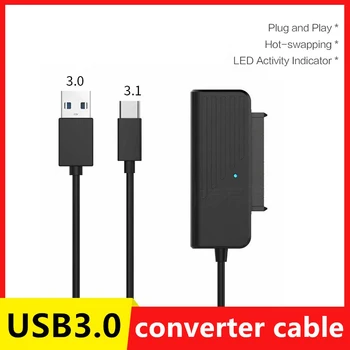 

USB 3.0 To SATA 3 Cable Sata To USB Adapter Convert Cables Type-C To SATA Converter Cable Support 2.5 Inches Ssd Hdd Hard Drives