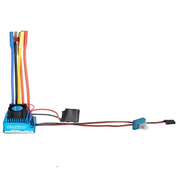 

Waterproof 120A Brushless ESC Electric Speed Controller Dust-proof RC Car Crawler RC Boat Part Accessories 2-4 sec battery 2021
