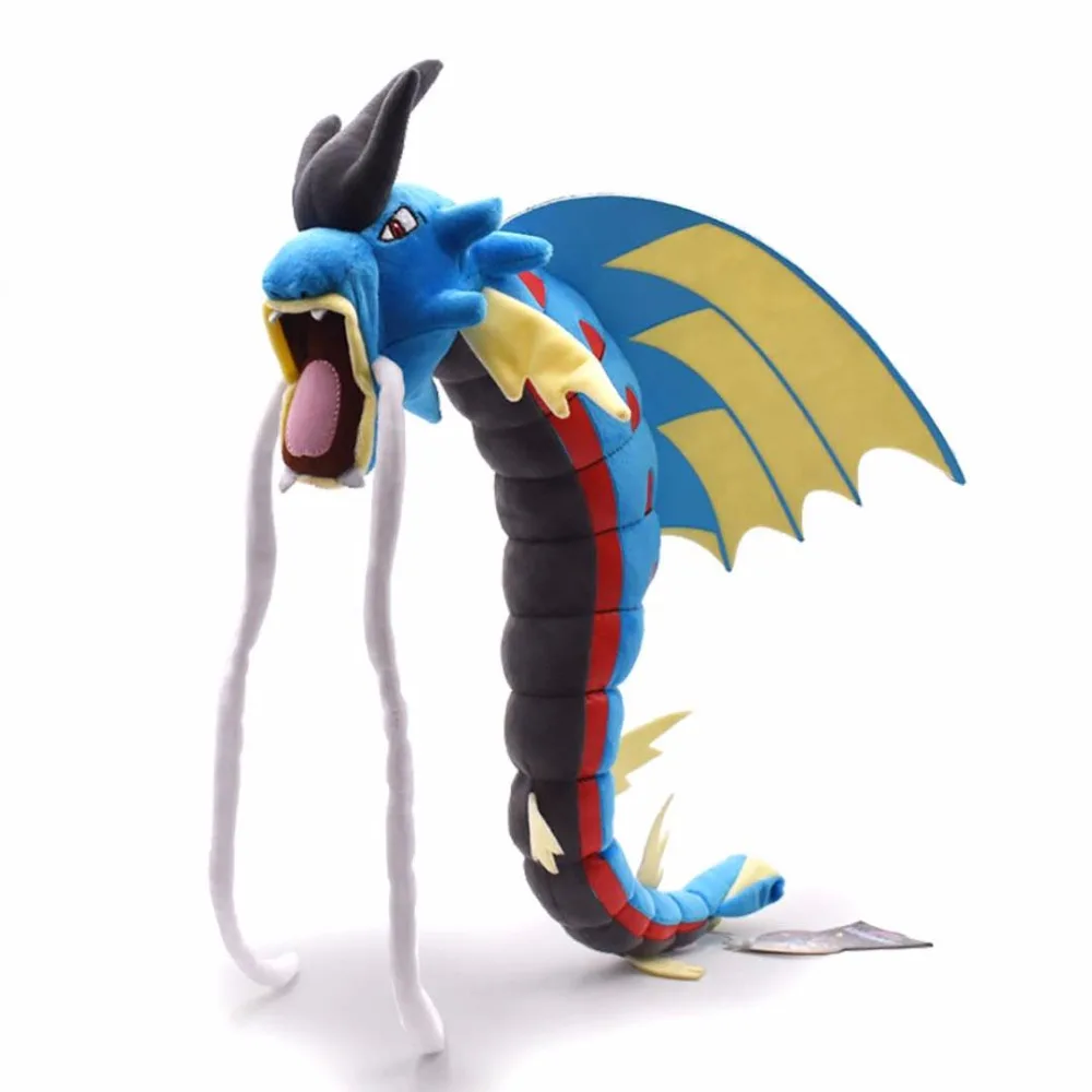 Takara Tomy Pokemon плюшевые 55 см Монстр центр мега голубое крыло Gyarados Garados Peluche Игрушки Кукла мягкая чучела подарок для детей