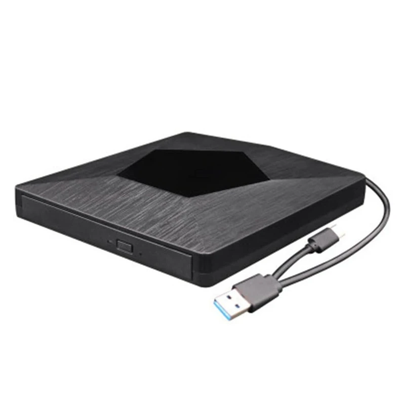 Внешний привод CD DVD типа C USB 3 0 тонкий порт able CD/DVD-RW устройство для чтения с