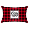 Christmas Cushion Cover 30x50 Pillowcase Lattice Letter Printed Sofa Cushions Decorative Throw Pillow Home Decor Pillowcover ► Photo 3/6