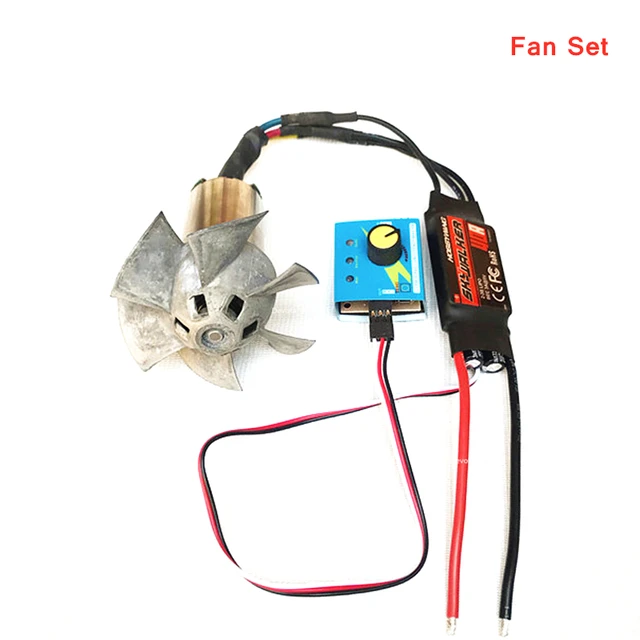 Ventilateur à courant d'air super violent, ventilateur canalisé, moteur  métallique sans balais, modèle aérodynamique, aéroglisseur, kv3100, 6  sphères, 76mm - AliExpress