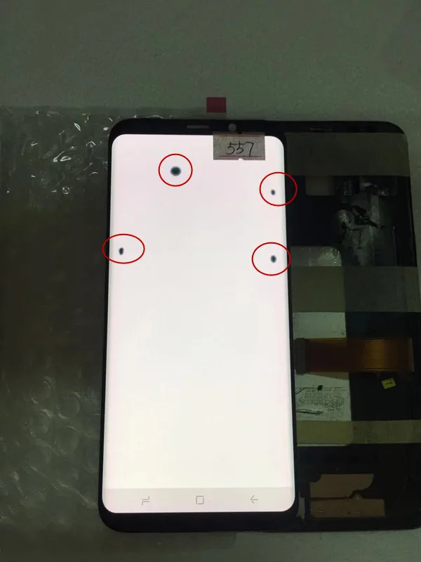 NO.557 AMOLED lcd для SAMSUNG Galaxy display S8+ Plus G955 G955F сенсорный экран дигитайзер - Цвет: NO.557