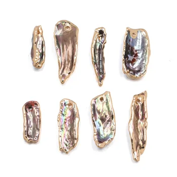 

5PCS Natural Freshwater Pearl Pendants Irregular Pearl Pendants For Jewelry Making DIY Accessories Fit Necklace Size7x23-11x28mm