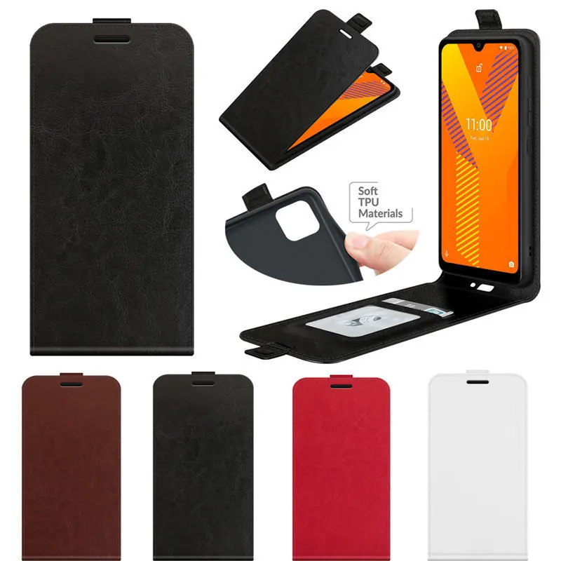 Кожаный чехол-книжка для Xiaomi Redmi 6A 2022 дюйма Вертикальный чехол с держателем карт