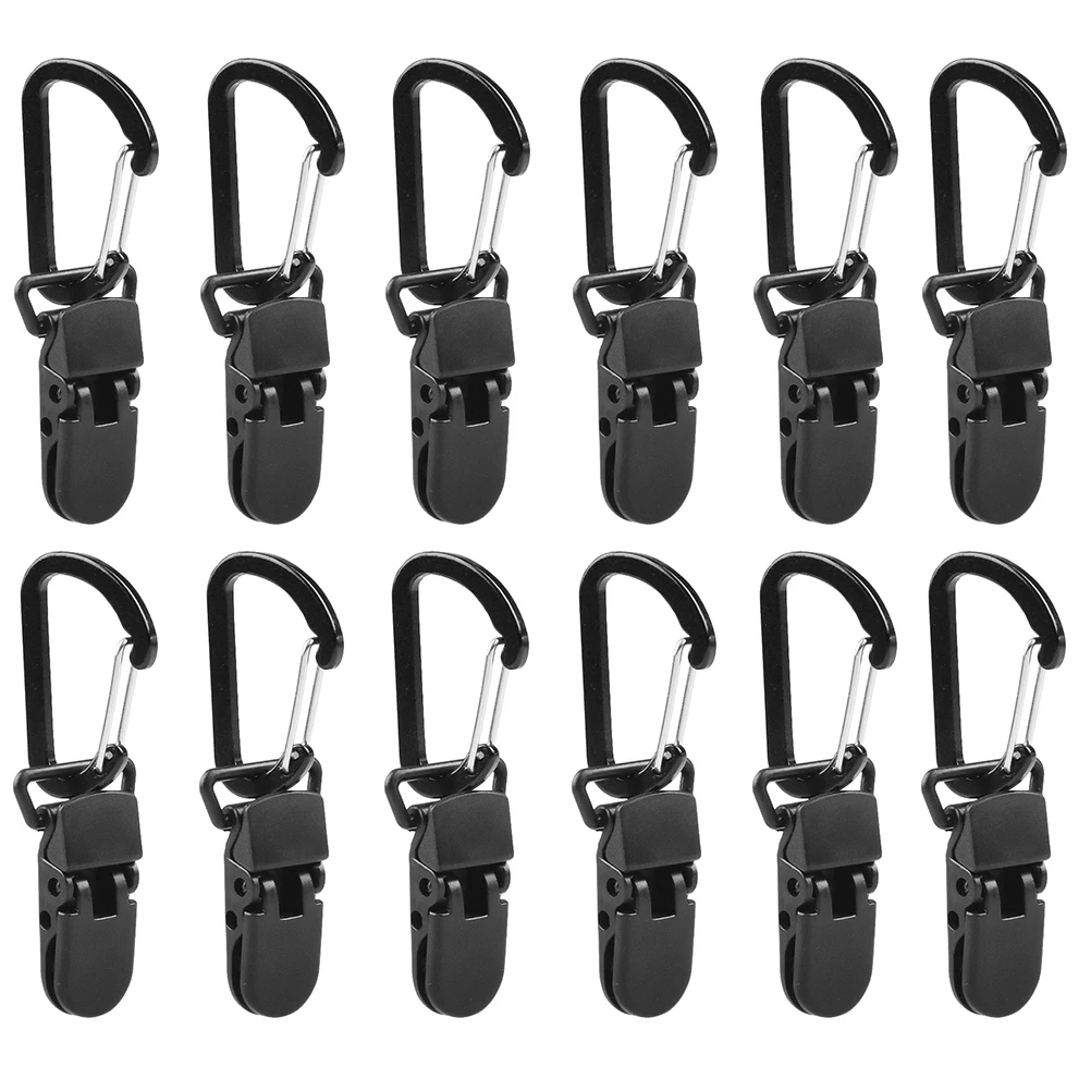 12 Pcs Clip Professional Premium Camping Supplies Accessories Plastic