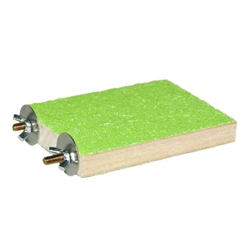 

Bird Perch Stand Platform Natural Wood Playground Paws Grinding Clean for Pet Parrot