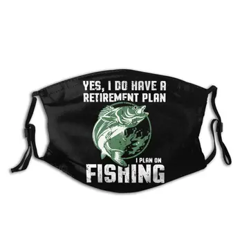 

Fishing Fisherman Adult Non-Disposable Face Mask Anti Haze Dustproof Protection Cover Respirator Muffle Mask with Filters