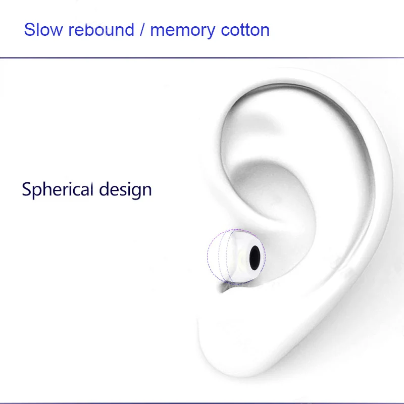 메모리 폼 이어버드 이어 패드, TS200, 4.5mm, 4.5mm-5.5mm 헤드셋, KZ ZAX 액세서리, 소음 차단 이어팁, 10 쌍