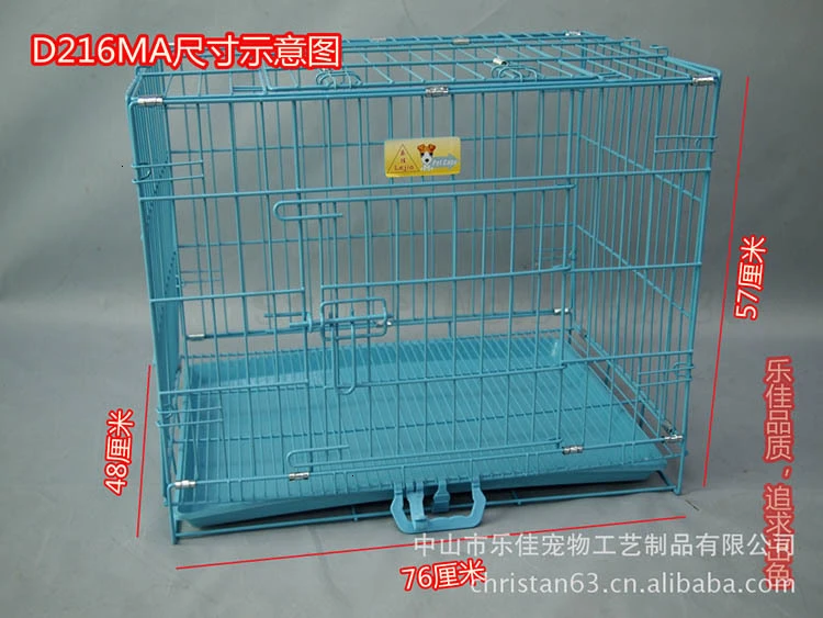 Lejia dog cage cat cage rabbit cage guinea pig hamster cage folding pet iron cage dog cat bold