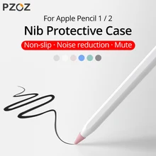 PZOZ 8 шт защитный чехол для Apple Pencil 1 2st силиконовый защитный чехол для Apple Pencil2 ручка стилус Penpoint чехол