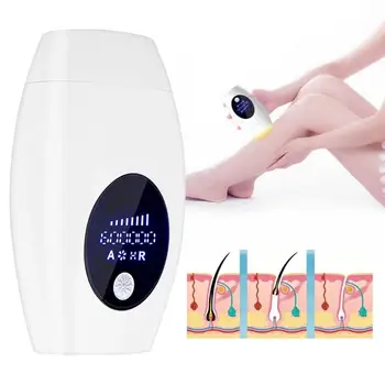 

Wax 600000 Flash Unisex Facial Body Painless Hair Removal Machine Device EU/US/UK Plug 100-240V Hair Removal Wax