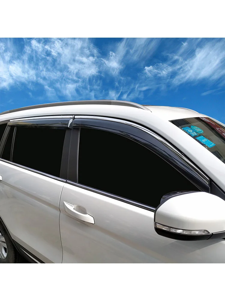 for Ssangyong korando Rain shield decoration Car window eyebrows Rain shield Rain cover Windshield Rain board Car modification