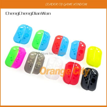 

5sets/lot New Soft Silicone Case For Nintendo Switch NS Joy-Con Controller Protective Cover Silicone Case