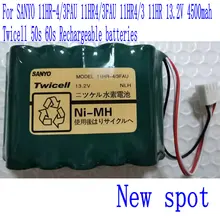 

13.2V Brand new 4500mah 11HR-4/3FAU battery For SANYO 11HR-4/3FAU 11HR4/3FAU 11HR4/3 11HR Twicell 50s 60s Rechargeable batteries