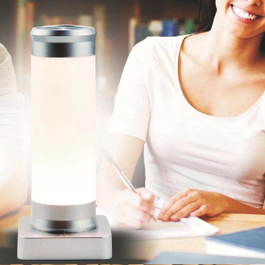Table Eye Protection 3 Modes Smart Dimmable USB Charging Led Bedside Lamp Touch Sensor Lightshade Night Light Reading Adjustable