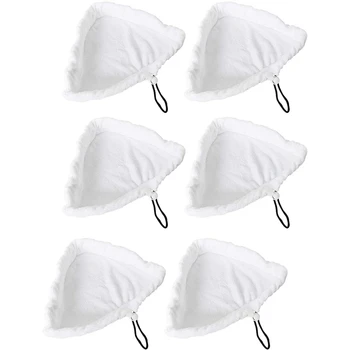 

6Pcs Steam Mop Pads Replacement Pads Accessories For Steamboy X5 H2O H20 S302 S001 SKG 1500W Steam Mop
