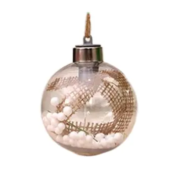 

Christmas Perfect decorations Christmas balls with lights foam particles cartoon creative PVC Novelty design
