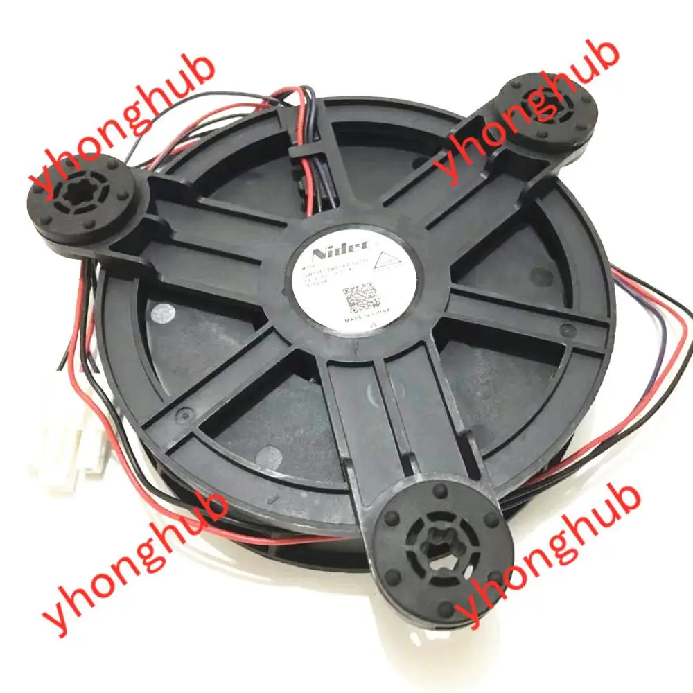 Nidec GW12E12MS1AZ 52 Z32 52Z32 DC 12V 0.33A 3 жильный Сервер вентилятор охлаждения|round fan|server fandc fan 12v |