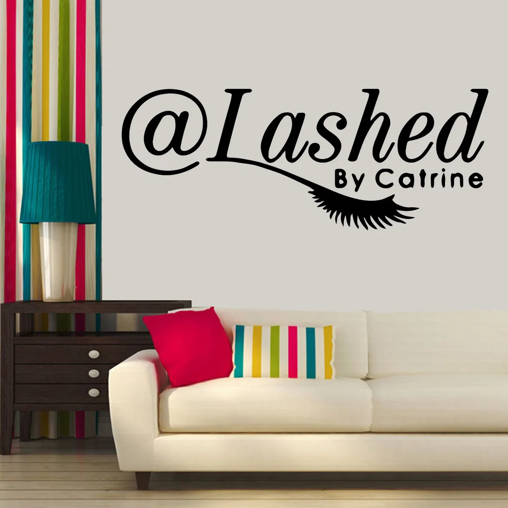 Новая наклейка на стену для салона красоты аксессуары украшения дома детских