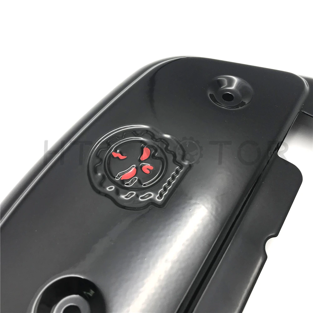 Aftermarket мотоцикл части шестерни череп пассажирская подножка покрытие для Harly Touring Softail Dyna черный