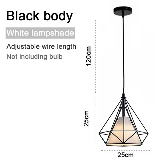 Скандинавские украшения для дома, современные подвесные потолочные светильники, лофт, скандинавский стиль, светильник для кухни, потолочные светильники для столовой - Цвет корпуса: White lampshade