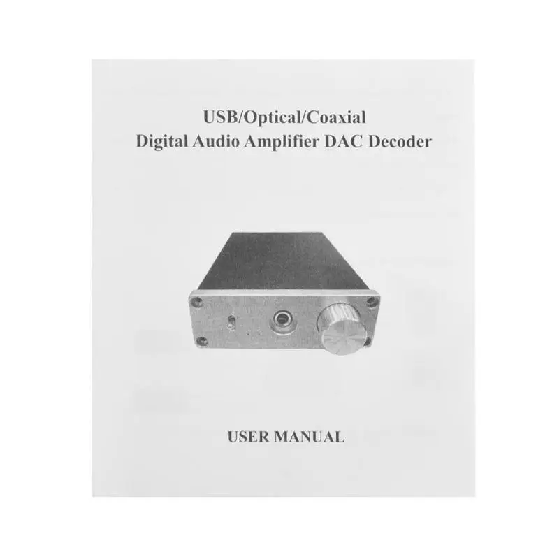 USB Оптическое волокно коаксиальный цифровой аналоговый аудио усилитель конвертера ЦАП Декодер Поддержка 32 44,1 48 96 и 192 кГц частота дискретизации