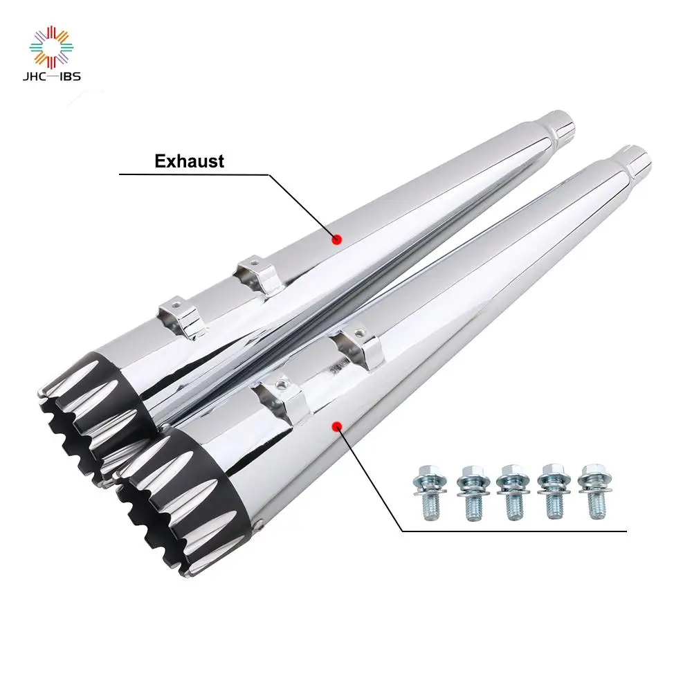 Motorcycle Mufflers Slip-on Exhaust Pipes For Harley Touring Bagger Models Dresser Road King Electra Glide Street 1995-2016 Motorcycle Mufflers Slip-on Exhaust Pipes For Harley Touring Bagger Models Dresser Road King Electra Glide Street 1995-2016