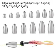 drum Quick Release Casting Tear Drop Shot Weights 18g-42g Sinker Line Sinkers Hook Connector Fishing Tungsten fall