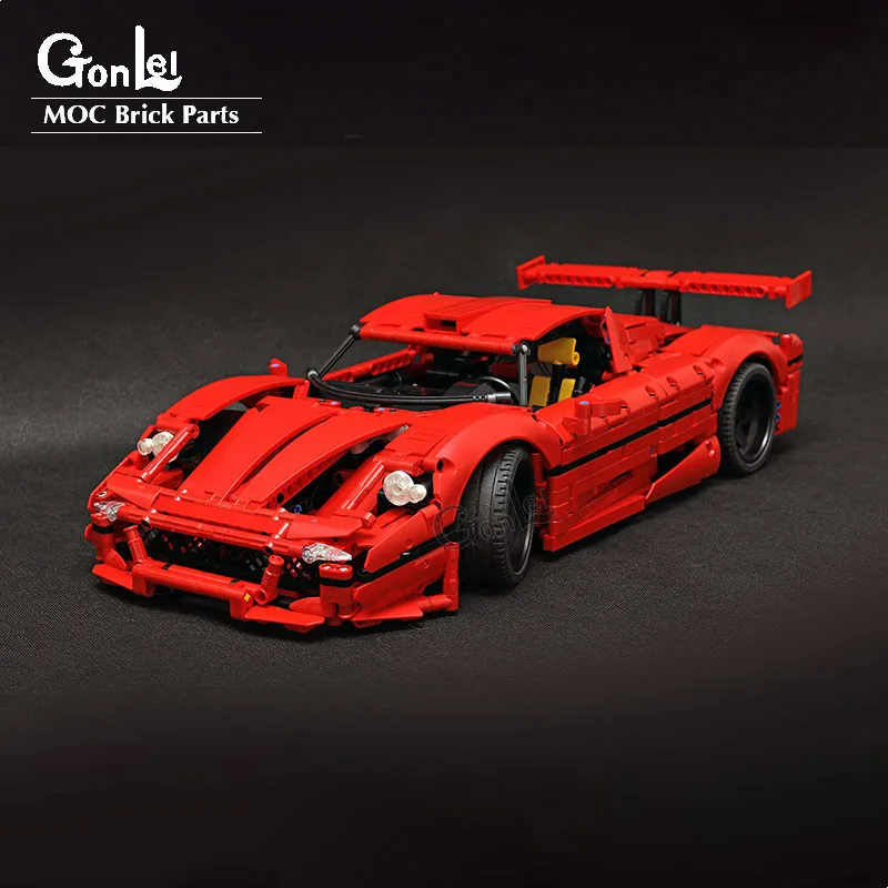 

Technicial Sports Car F50GT Simulation Racing Car Model Building Blocks Creatice Cars Toys Children Christmas Toys Boys Gift