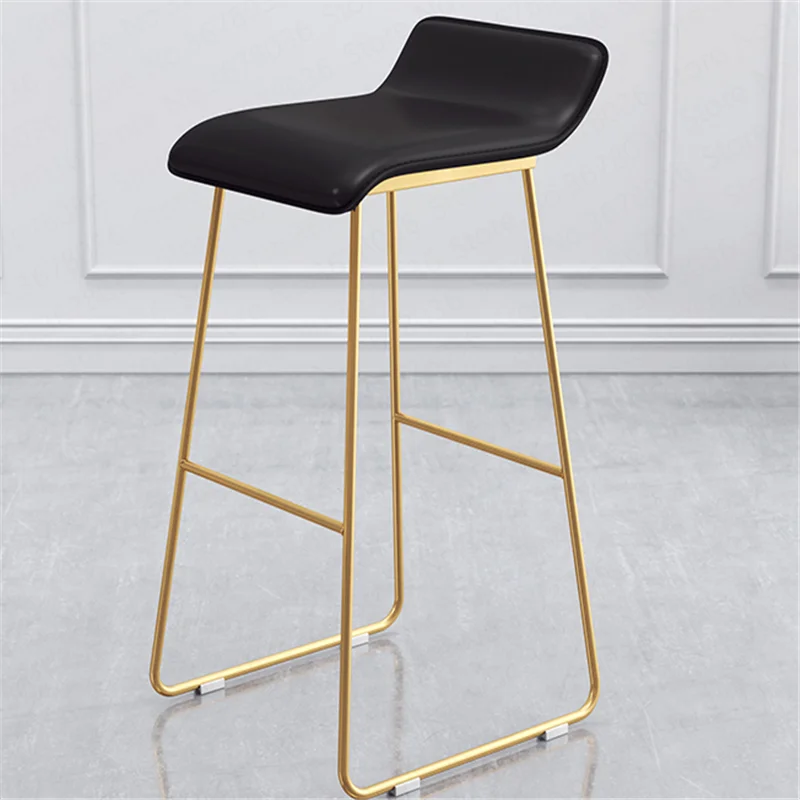 

Nordic Bar Stool Casual Home Modern Minimalist Creative Wrought Iron Bar Chair Coffee High Stool Tabouret De Bar Metal Chair