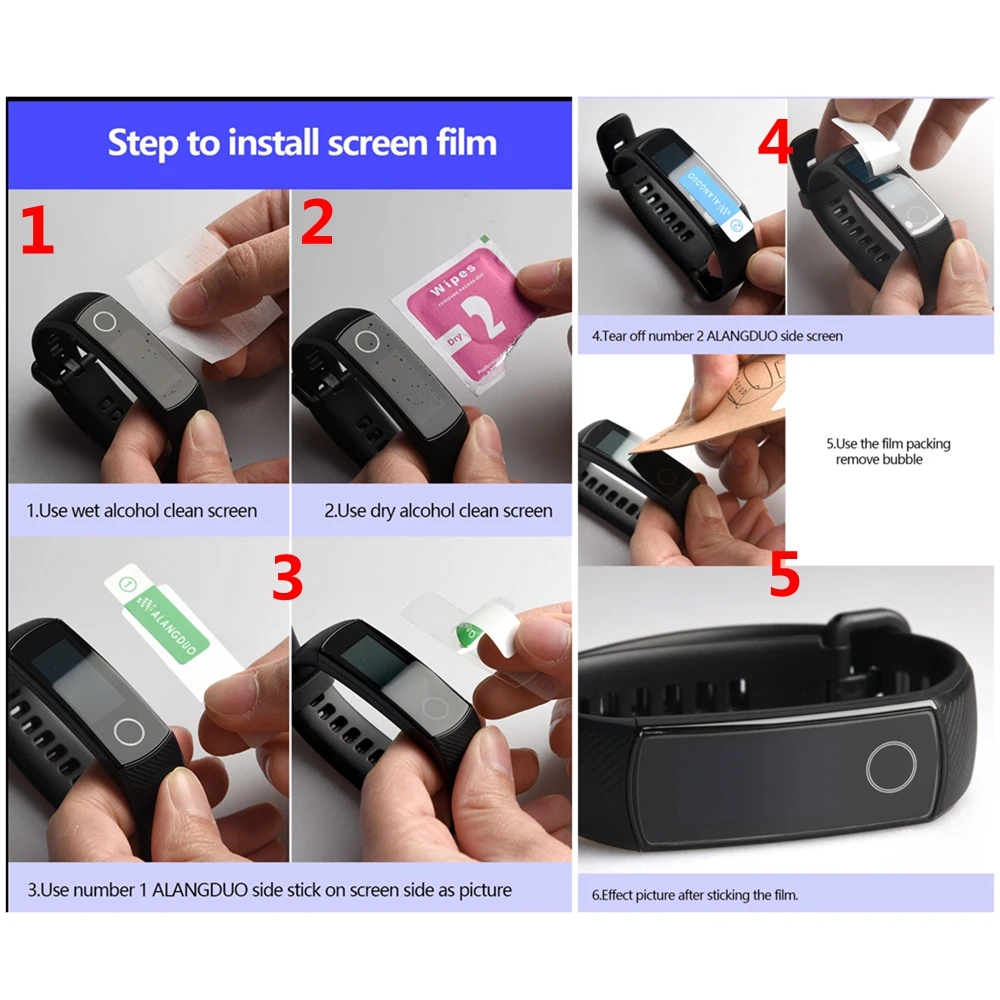 2 шт. Xio mi Band 4 3 Защитная пленка для экрана mi Band 4 Band 3 mi bans4 mi Band 3 HD ультратонкая мягкая пленка с защитой от царапин для Xiaomi mi Band 3 4
